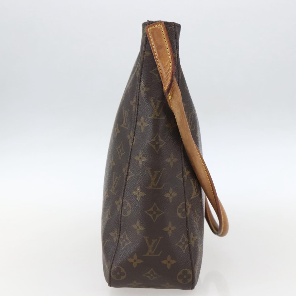 Louis Vuitton Monogram Looping Handbag Monogram Canvas Brown Canvas Shoulder Bag