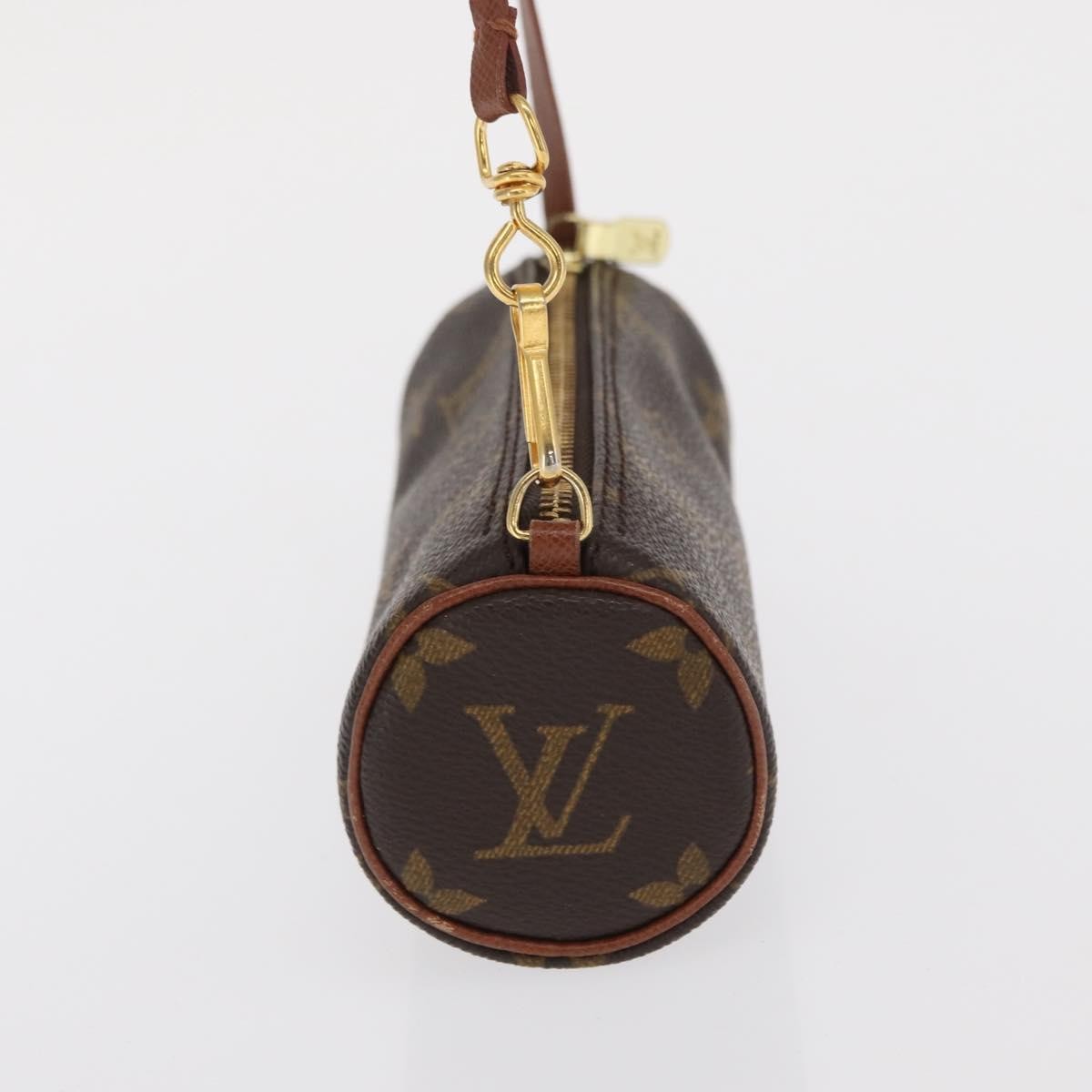 Louis Vuitton Papillon Pochette Monogram Canvas Brown Canvas Clutche & Pouche Bag