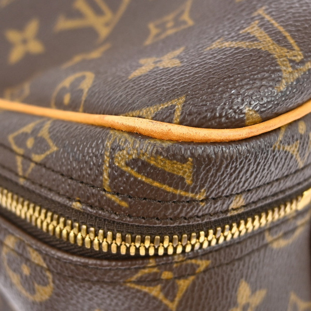 Louis Vuitton Excursion Handbag Monogram Canvas Brown Canvas Handbag