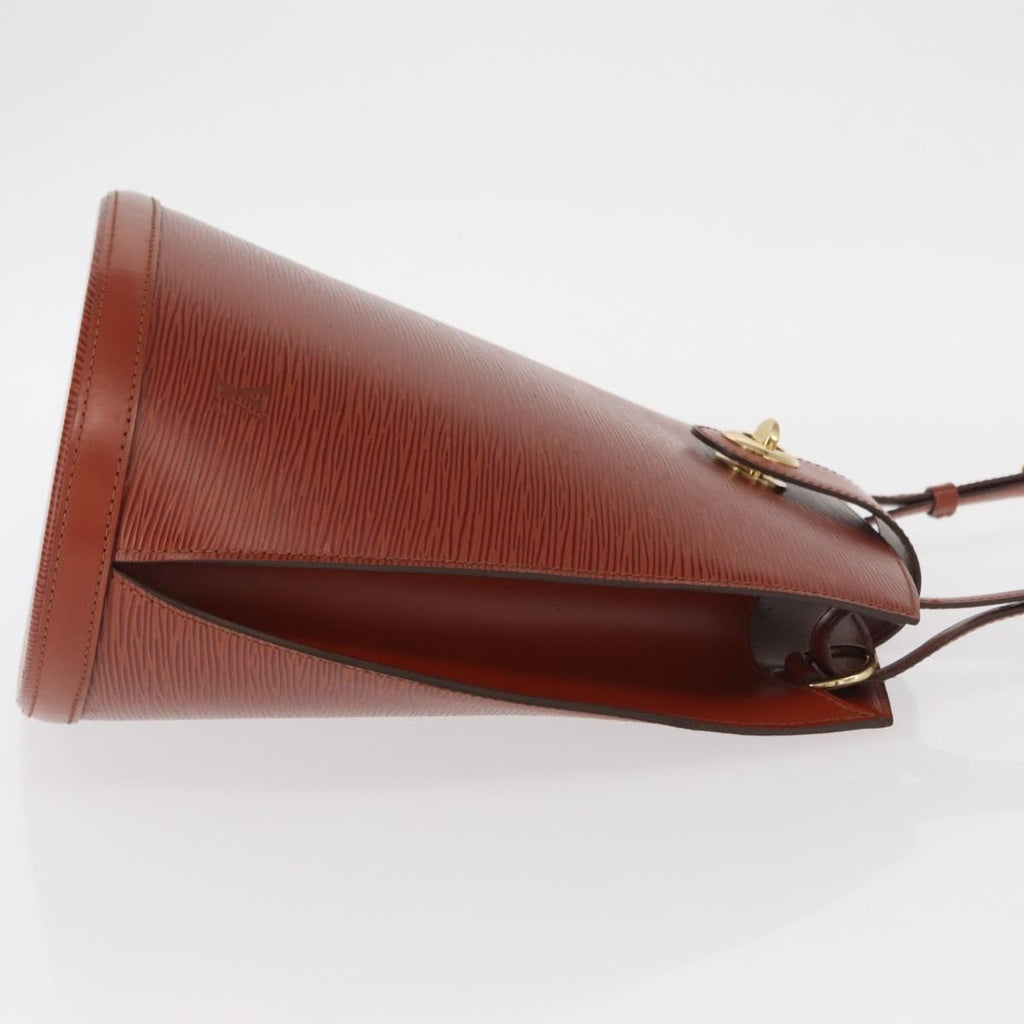 Louis Vuitton Cluny Shoulder Bag Epi Leather Brown Leather Shoulder Bag