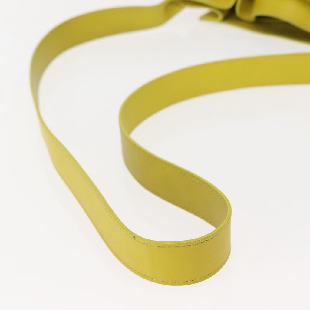 Celine Long Strap Big Bag Bucket Leather Yellow Leather Shoulder Bag Bag