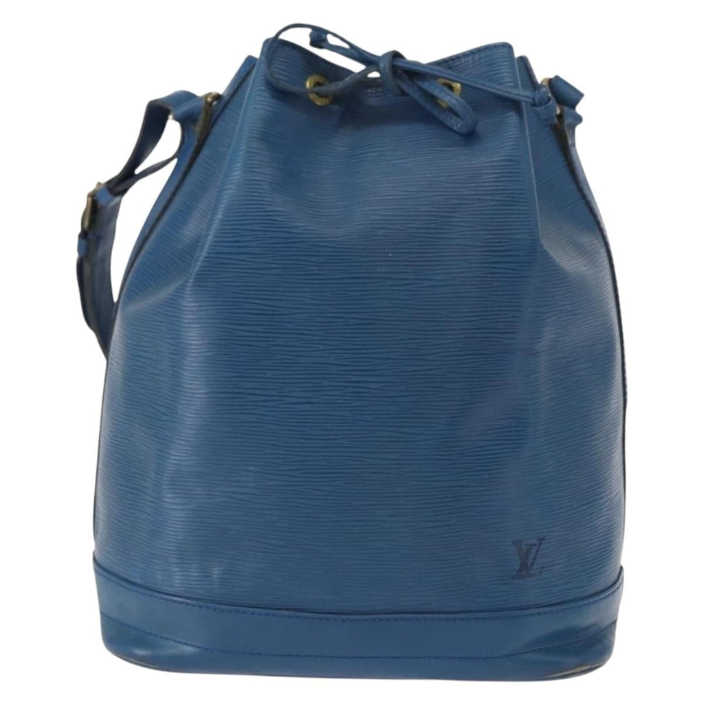 Louis Vuitton Noe Handbag Epi Leather Blue Leather Shoulder Bag