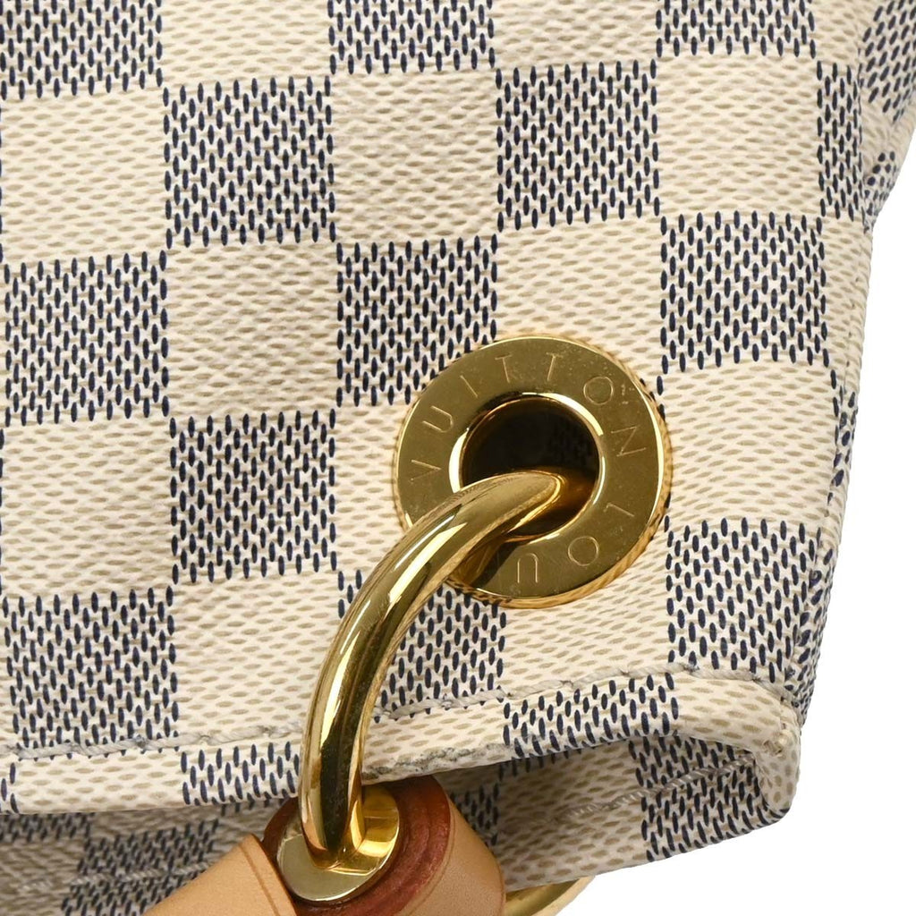 Louis Vuitton Artsy Handbag Damier White Canvas Handbag