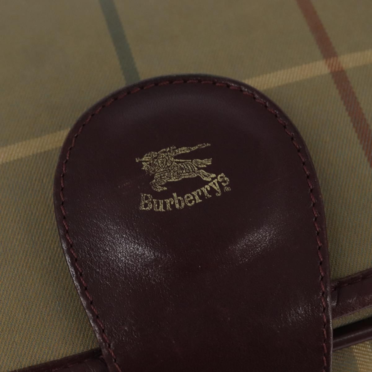 Burberry Nova Check Shoulder Bag Canvas Beige Canvas Shoulder Bag
