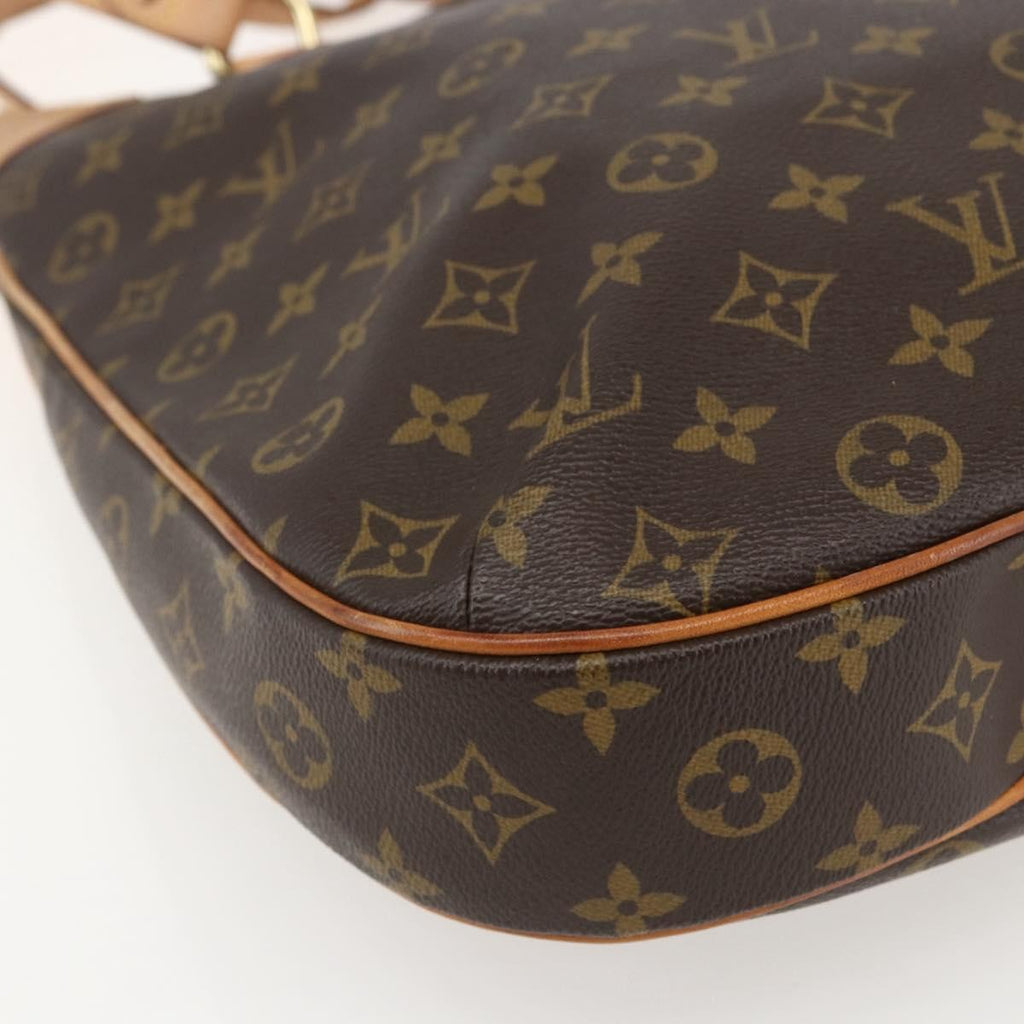 Louis Vuitton Odeon Handbag Monogram Canvas Brown Canvas Shoulder Bag