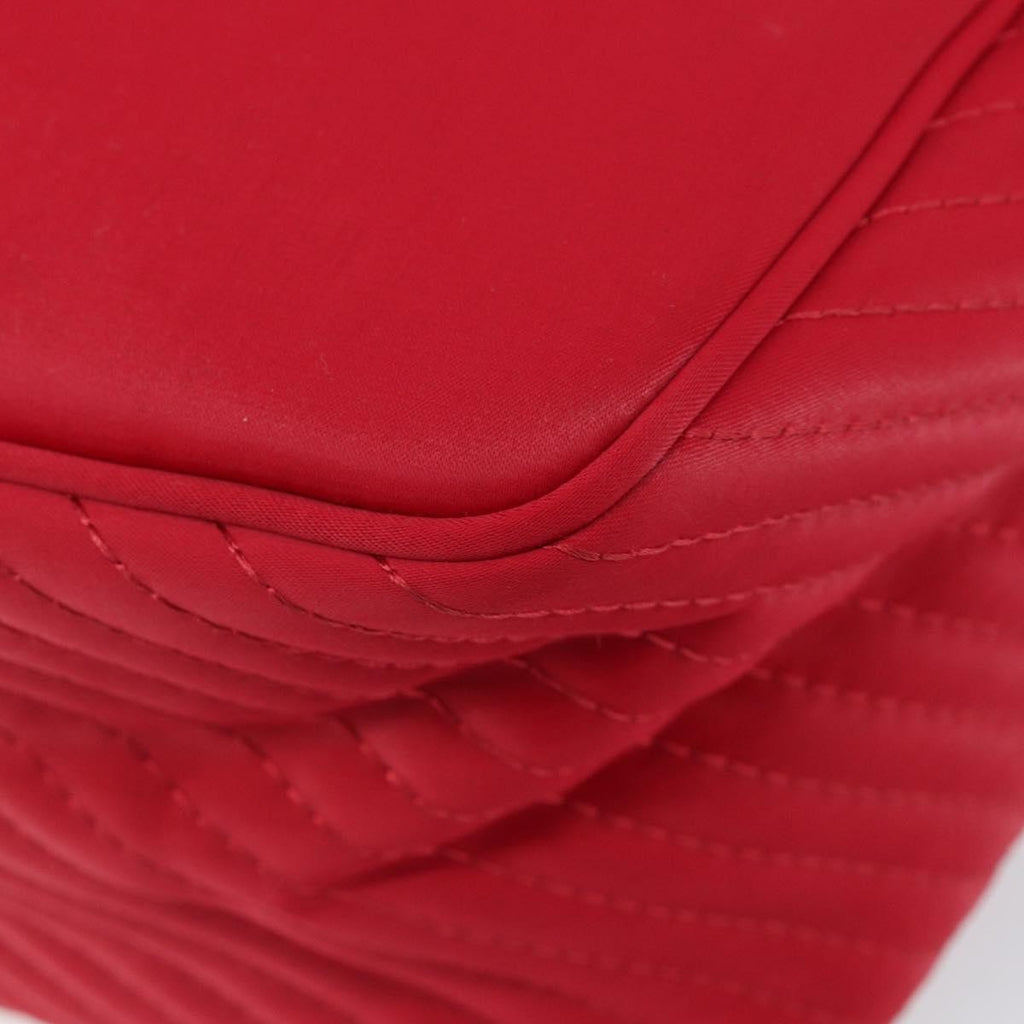 Saint Laurent Vintage Shoulder Bag Nylon Red Nylon Shoulder Bag Bag (Pre-Owned)