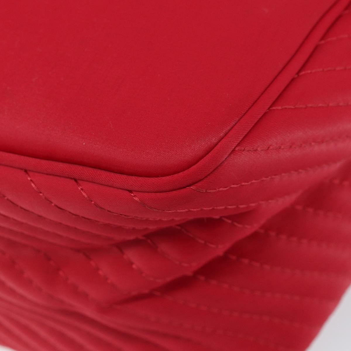 Saint Laurent Vintage Shoulder Bag Nylon Red Nylon Shoulder Bag Bag (Pre-Owned)