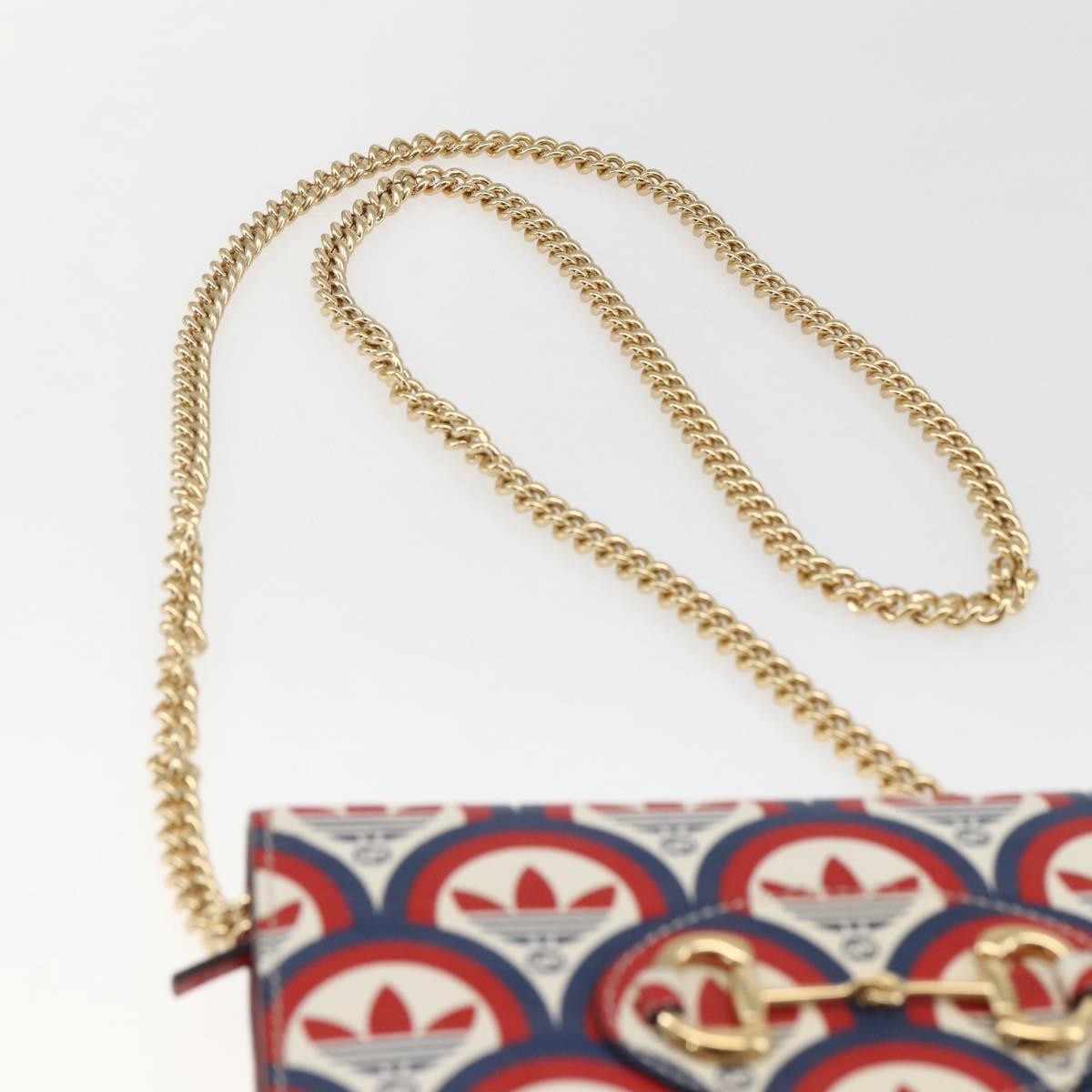 Gucci X Adidas Wallet On Chain Leather Multicolour Leather Shoulder Bag Bag (Pre-Owned)