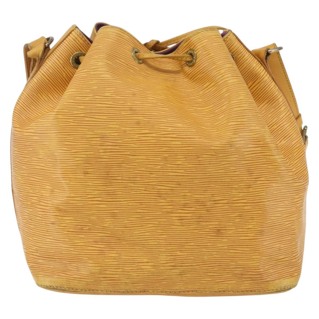 Louis Vuitton Petit Noe Handbag Epi Leather Yellow Leather Shoulder Bag