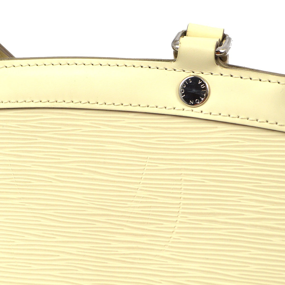 Louis Vuitton Brea Handbag Epi Leather Beige Leather Handbag