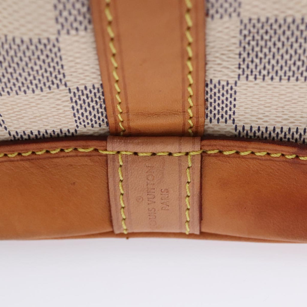 Louis Vuitton Noe Shoulder Bag Damier Azur White Canvas Shoulder Bag