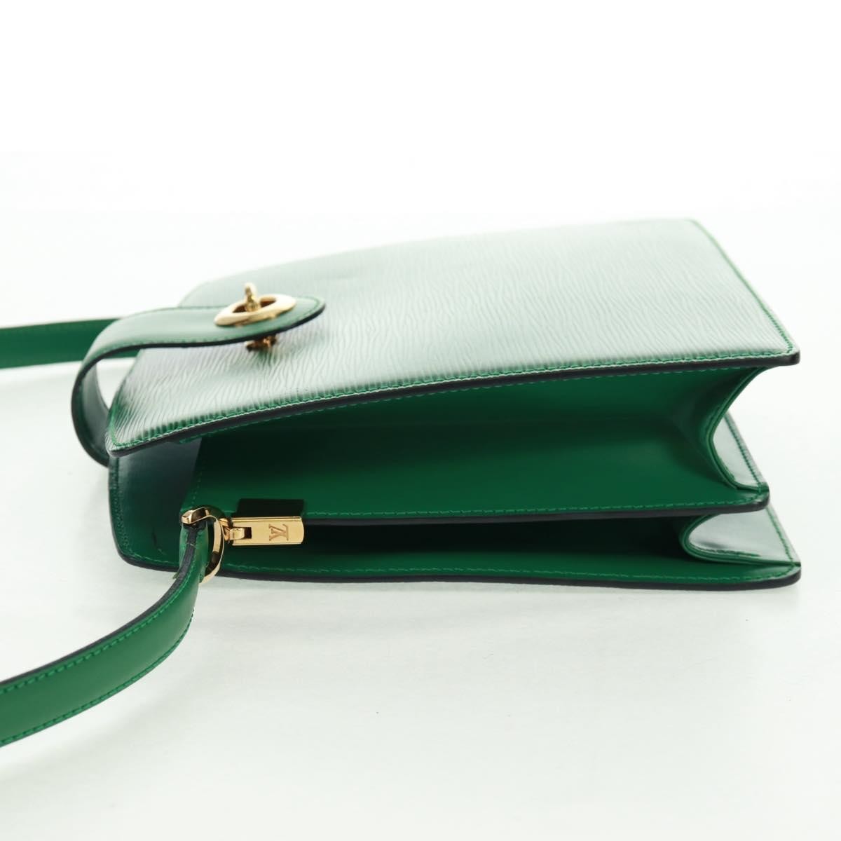 Louis Vuitton Capucines Shoulder Bag Epi Leather Green Leather Shoulder Bag