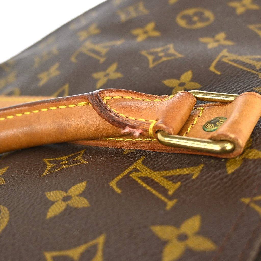 Louis Vuitton Keepall Bag Monogram Canvas Brown Canvas Travel Bag