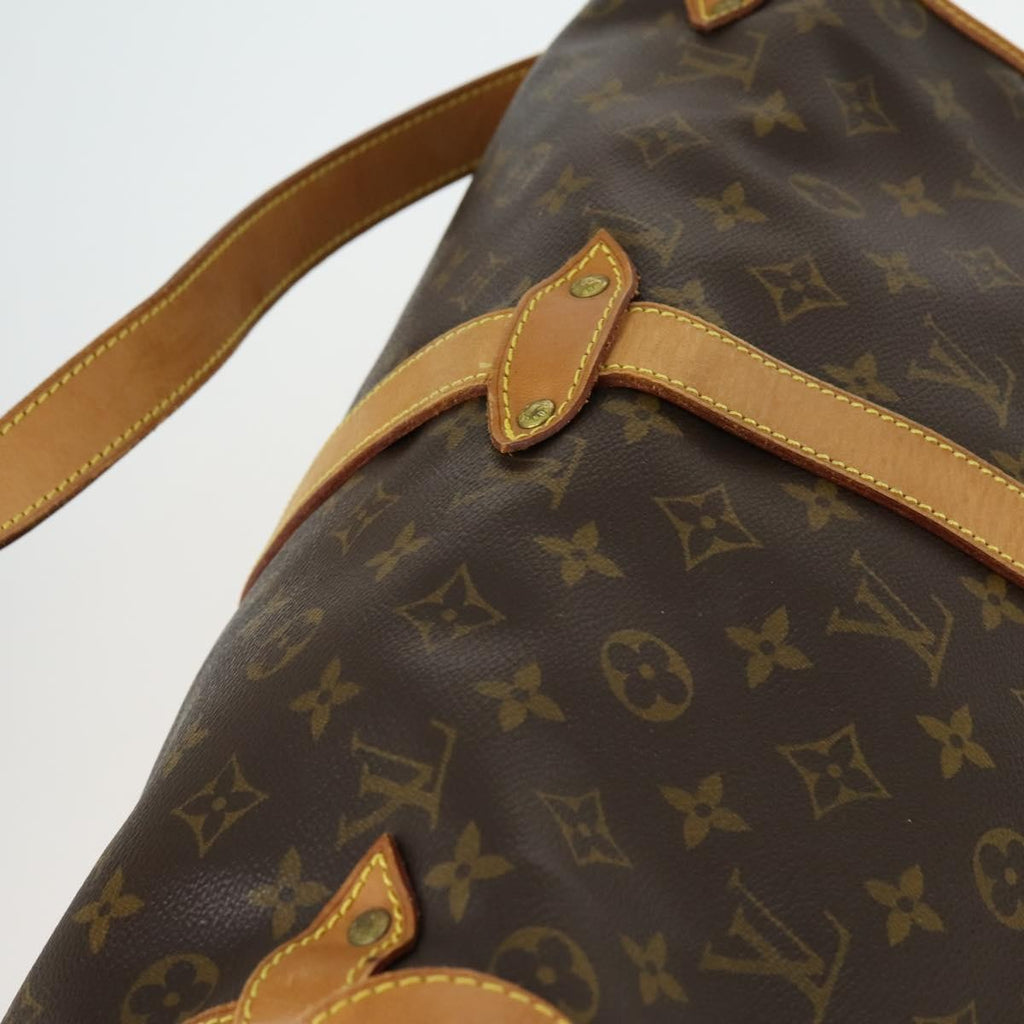 Louis Vuitton Saumur Handbag Monogram Canvas Brown Canvas Shoulder Bag