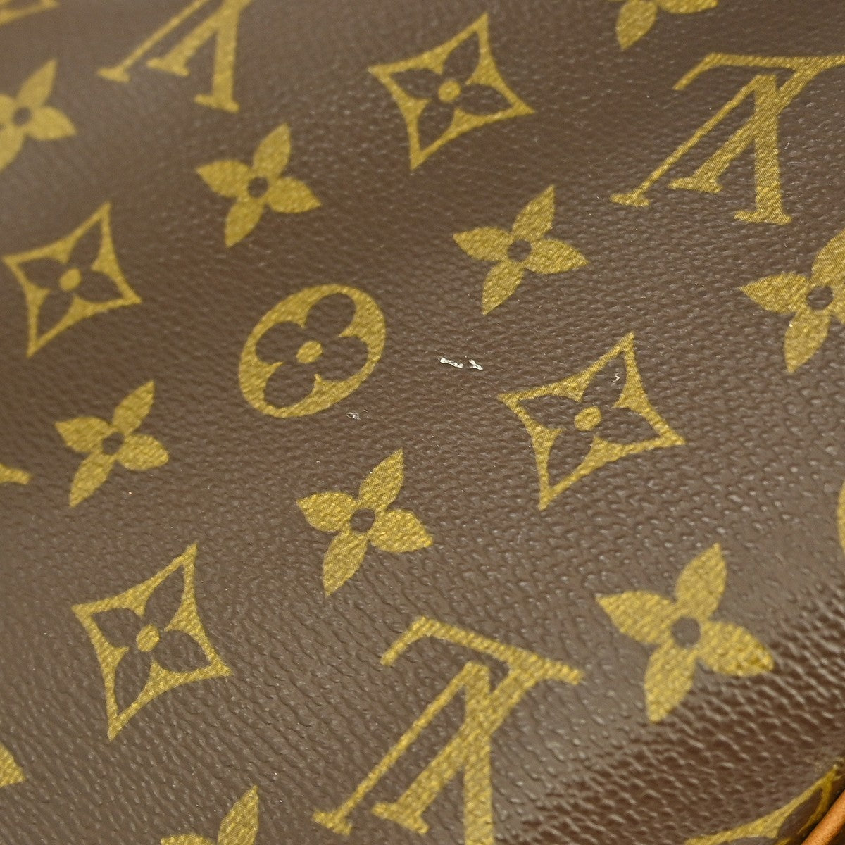 Louis Vuitton Keepall Bag Monogram Canvas Brown Canvas Travel Bag