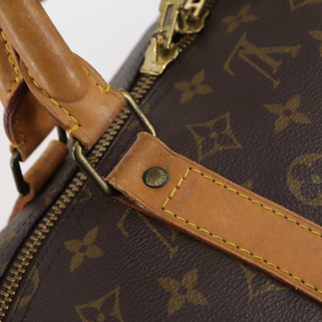 Louis Vuitton Keepall Bag Monogram Canvas Brown Canvas Travel Bag