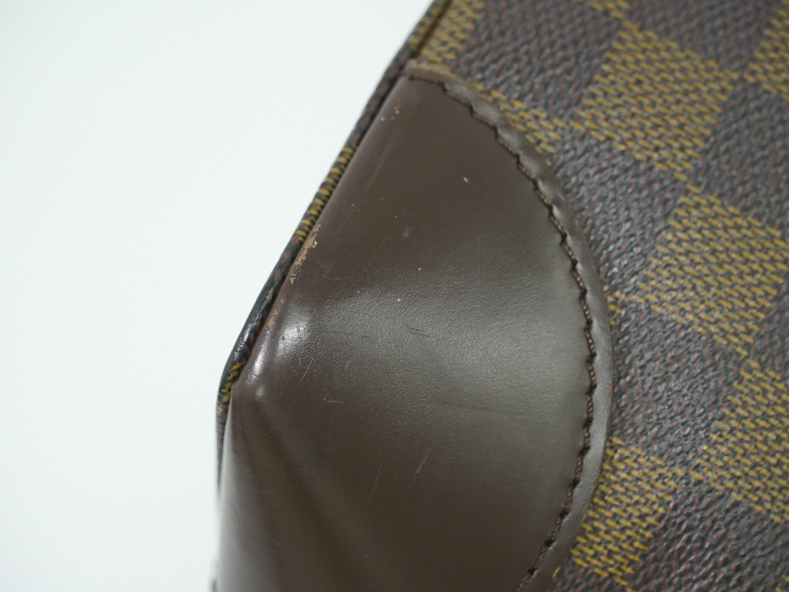 Louis Vuitton Hampstead Handbag Damier Brown Canvas Handbag