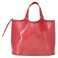 Louis Vuitton Plage Lagoon Bay Handbag Vinyl Epi Leather Red Plastic Tote Bag