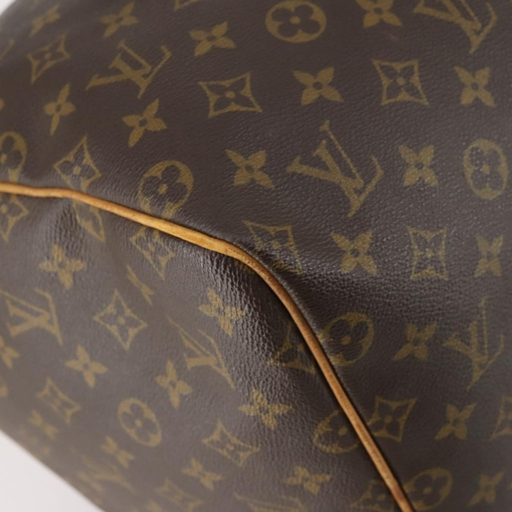 Louis Vuitton Keepall Bag Monogram Canvas Brown Canvas Travel Bag