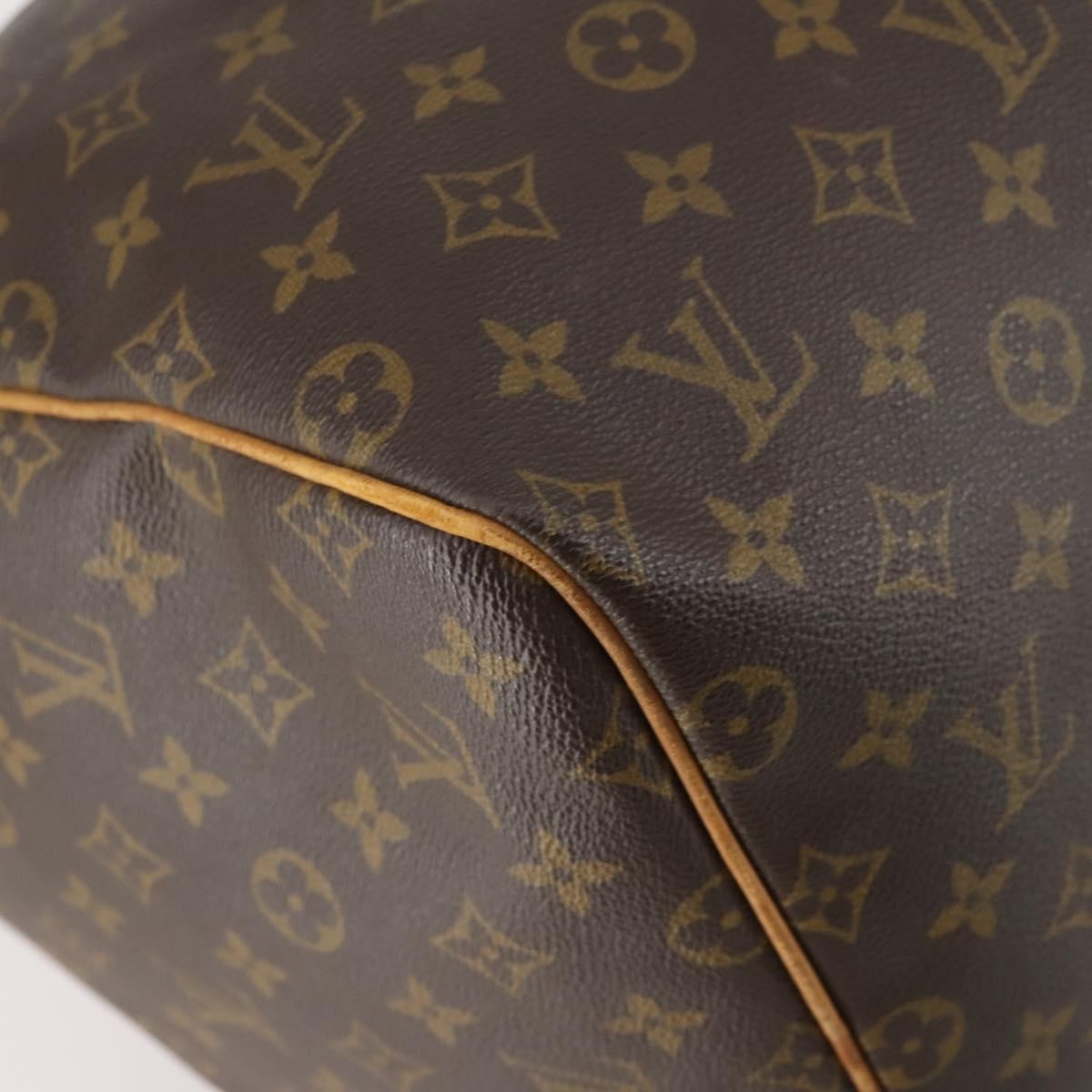 Louis Vuitton Keepall Bag Monogram Canvas Brown Canvas Travel Bag