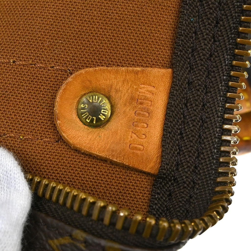 Louis Vuitton Keepall Bag Monogram Canvas Brown Canvas Travel Bag