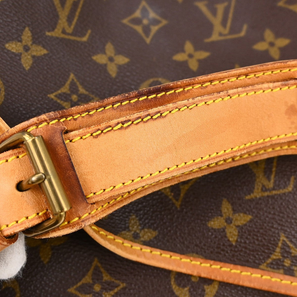 Louis Vuitton Saumur Handbag Monogram Canvas Brown Canvas Shoulder Bag