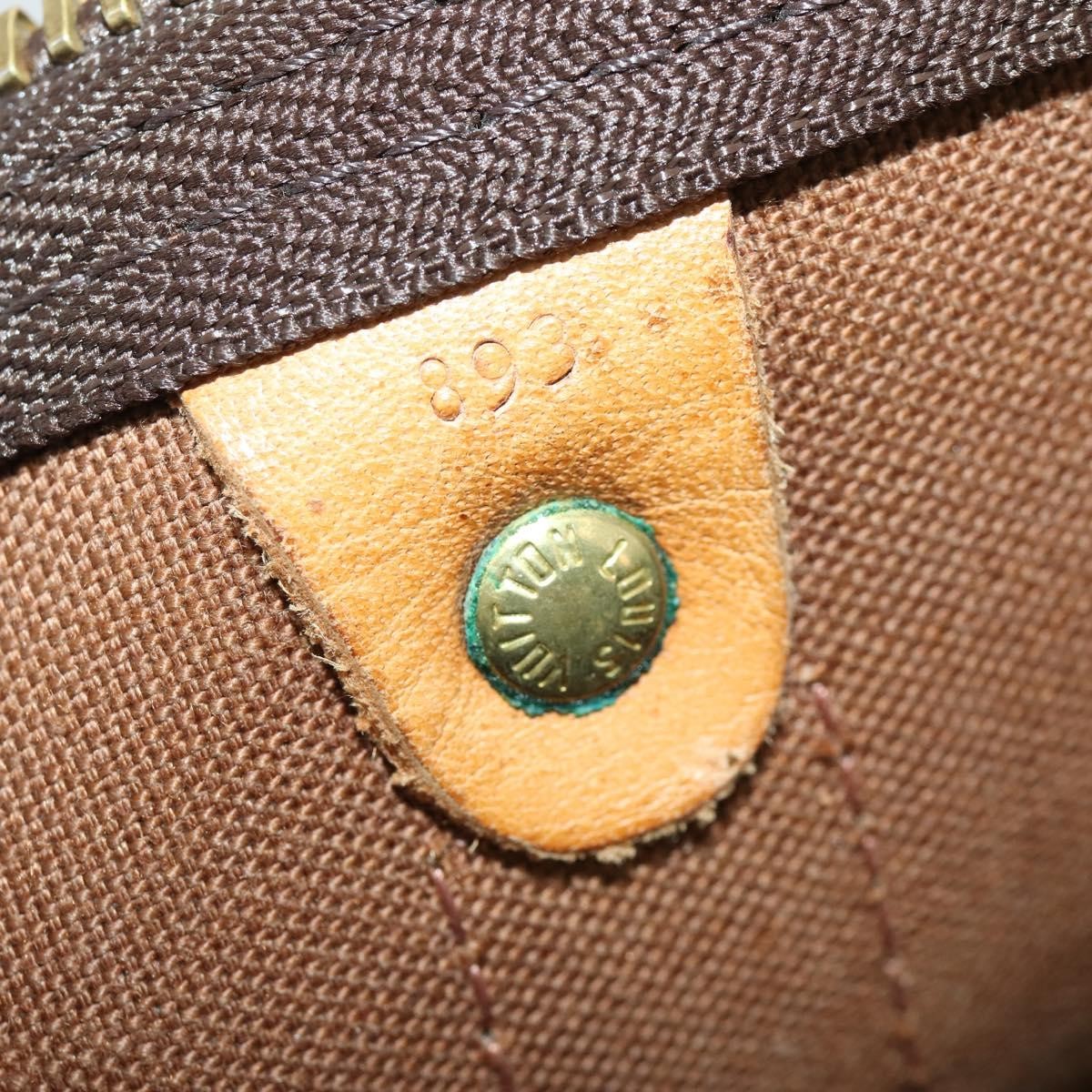 Louis Vuitton Keepall Bag Monogram Canvas Brown Canvas Travel Bag