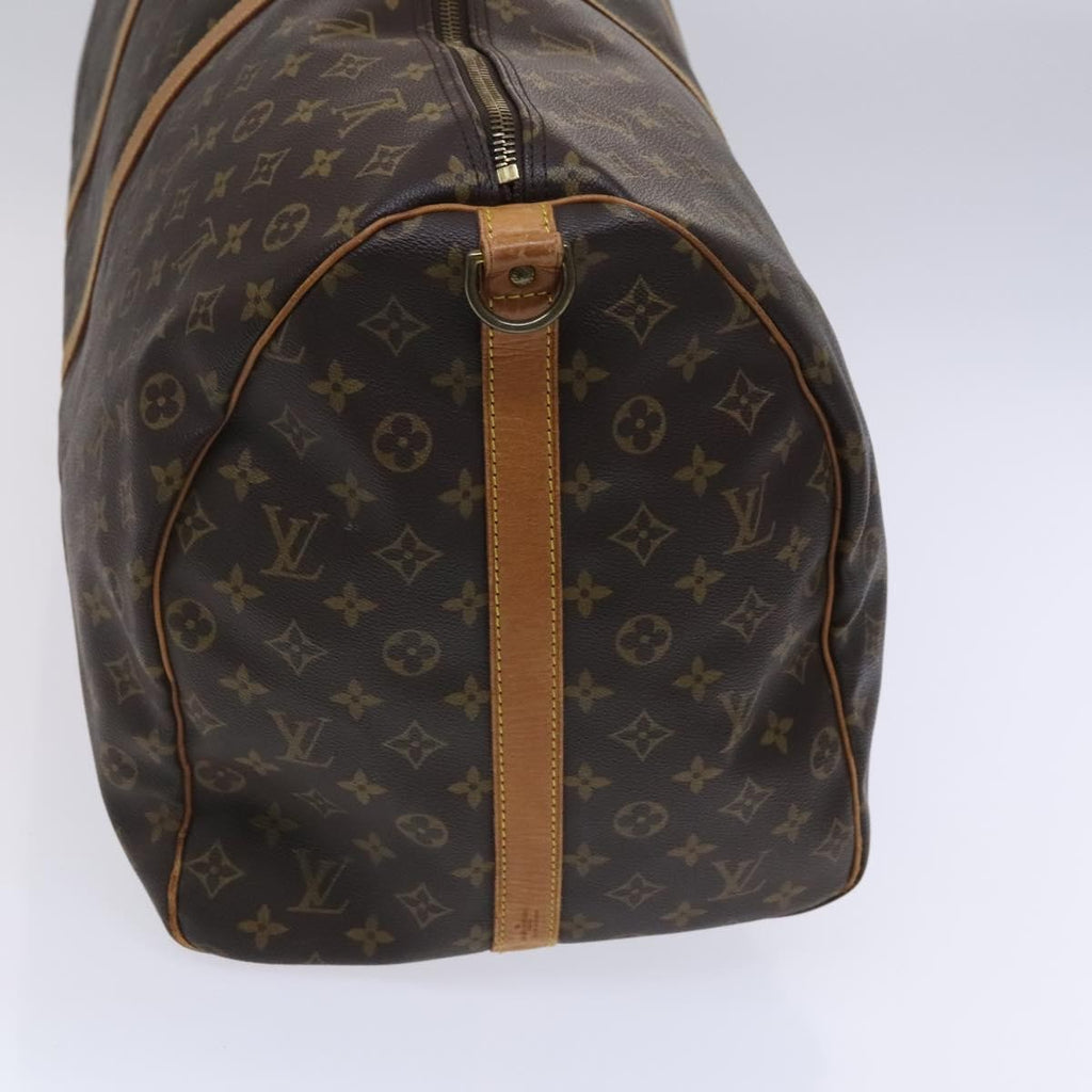 Louis Vuitton Keepall Bandouliere Bag Monogram Canvas Brown Canvas Travel Bag