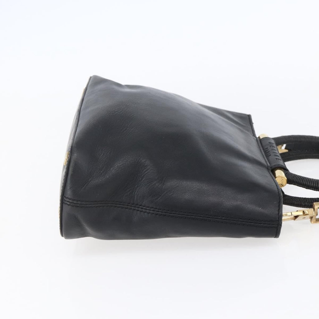 Celine Handbag Leather Black Leather Handbag
