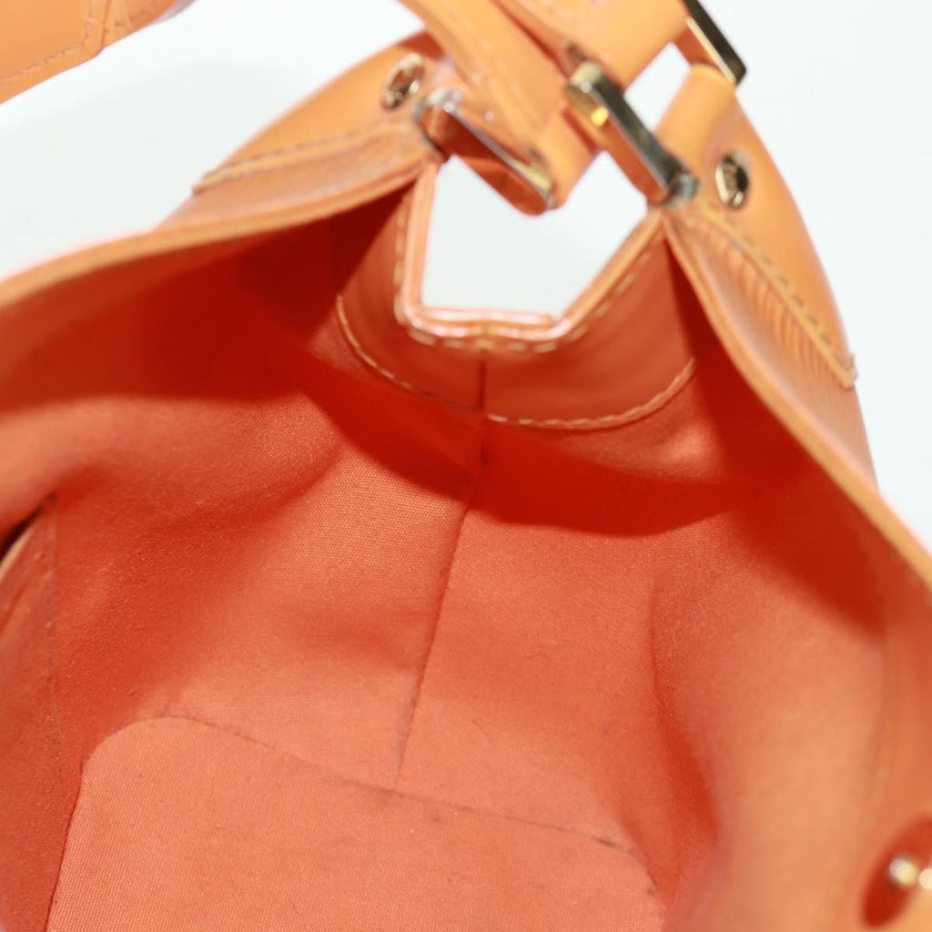 Louis Vuitton Mandara Handbag Epi Leather Orange Leather Shoulder Bag