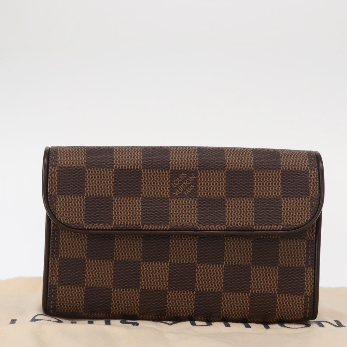 Louis Vuitton Florentine Waist Bag Monogram Canvas Brown Canvas Clutche & Pouche Bag