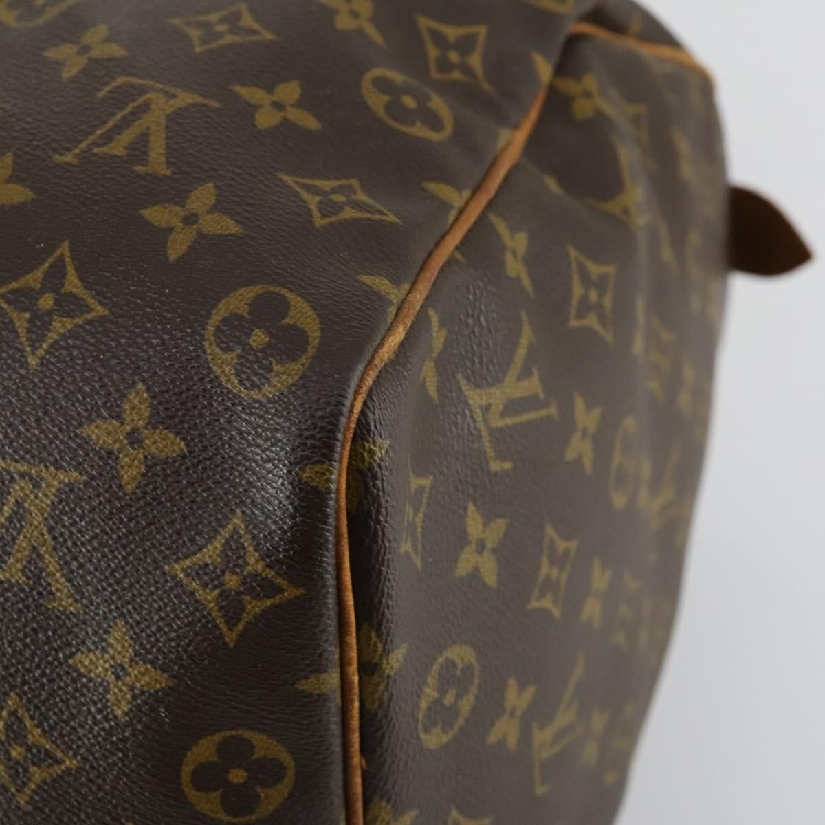 Louis Vuitton Keepall Bag Monogram Canvas Brown Canvas Travel Bag