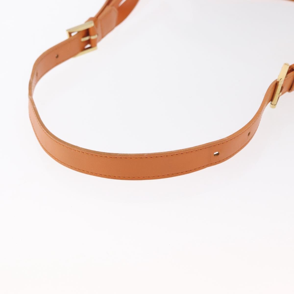 Louis Vuitton Mandara Handbag Epi Leather Orange Leather Shoulder Bag
