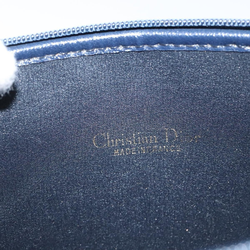 Christian Dior Vintage Trotter Pouch Diorissimo Canvas Navy Canvas Clutche & Pouche Bag (Pre-Owned)