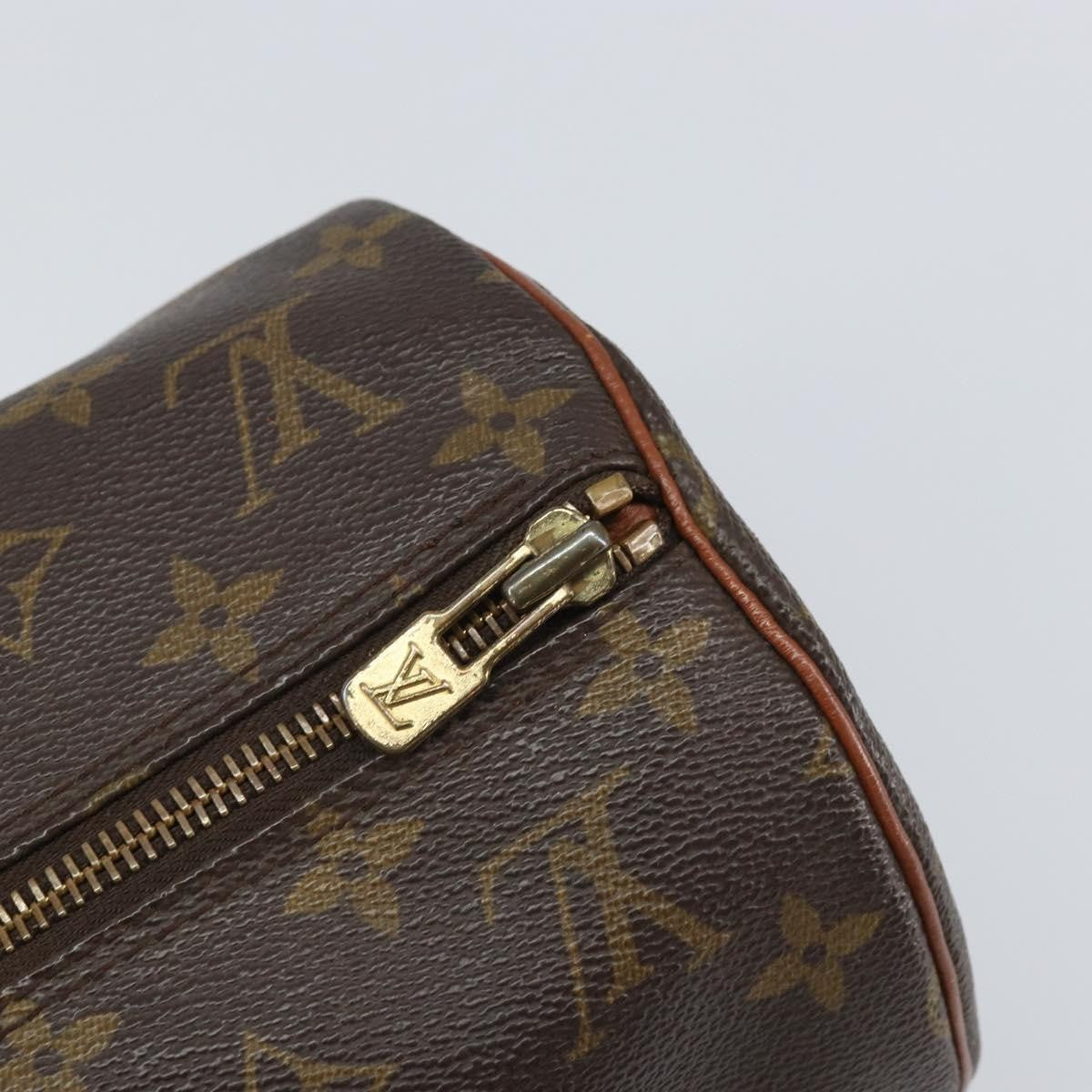 Louis Vuitton Papillon Handbag Monogram Canvas Brown Canvas Handbag