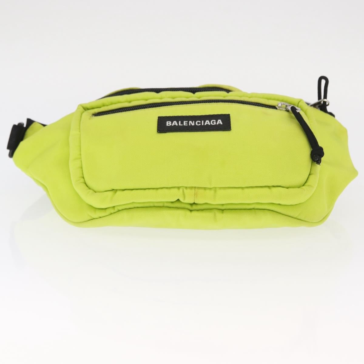 Balenciaga Explorer Belt Bag Nylon Yellow Nylon Shoulder Bag
