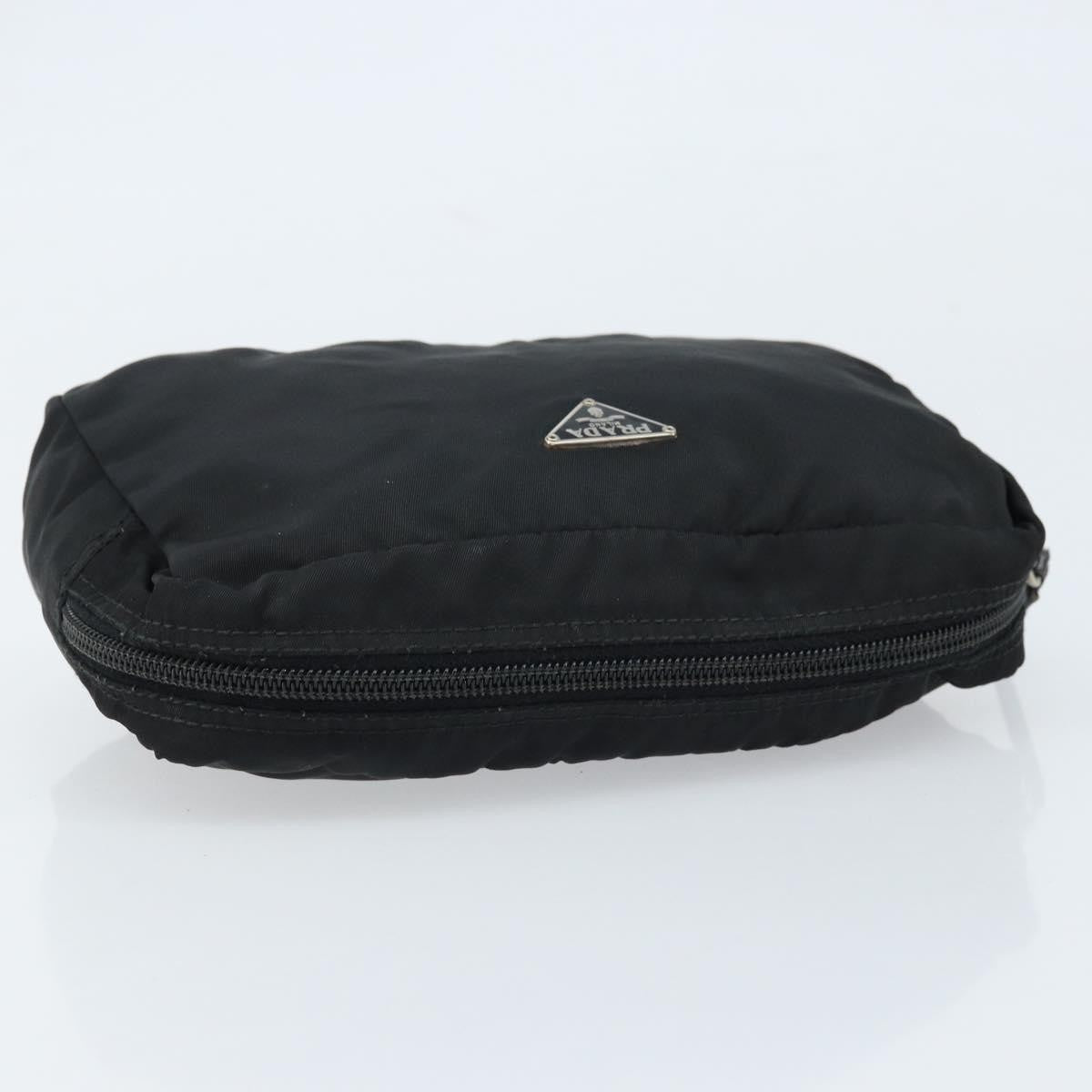 Prada Vintage Pouch Tessuto Black Nylon Clutche & Pouche Bag