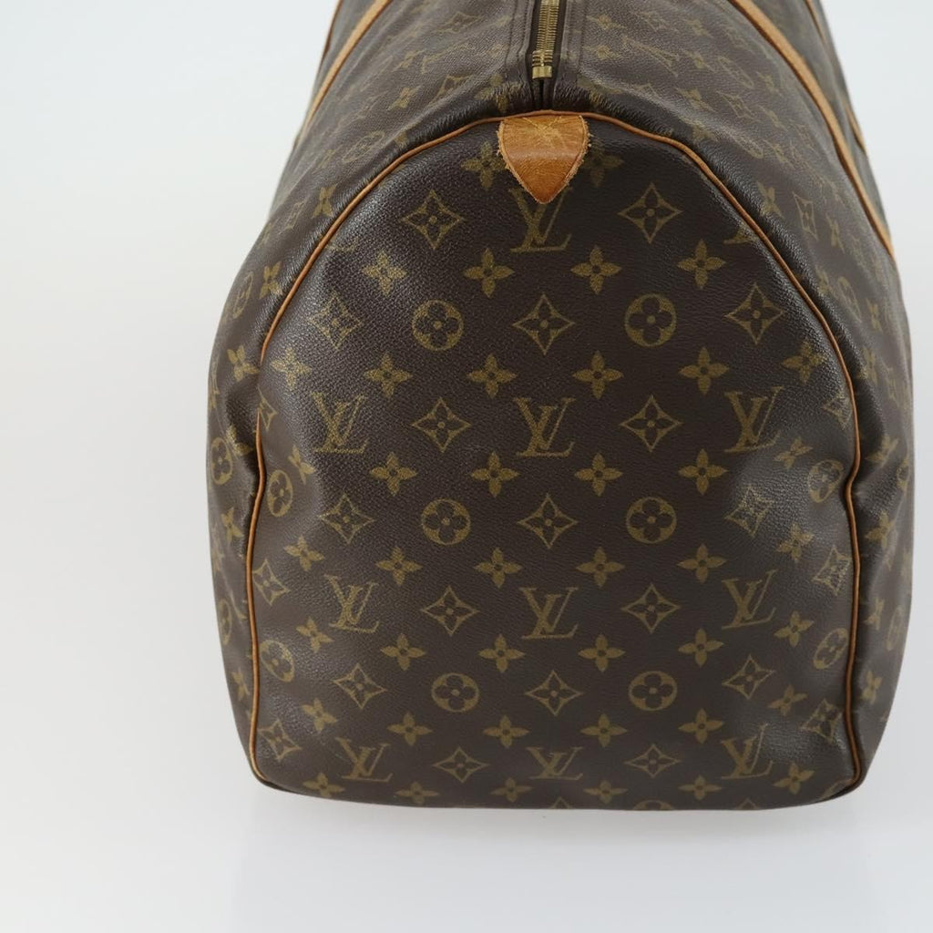 Louis Vuitton Keepall Bag Monogram Canvas Brown Canvas Travel Bag