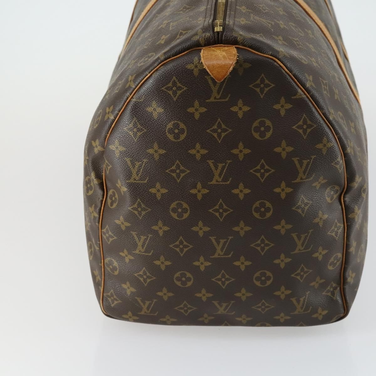 Louis Vuitton Keepall Bag Monogram Canvas Brown Canvas Travel Bag