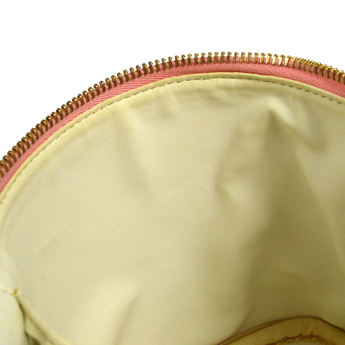 Chanel Vintage Timeless Cosmetic Case Caviar Pink Leather Clutche & Pouche Bag