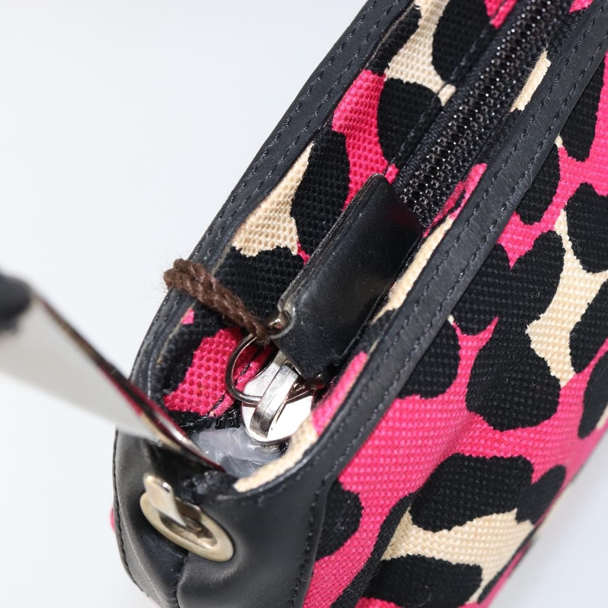 Bottega Veneta Vintage Shoulder Bag Canvas Pink Canvas Shoulder Bag Bag