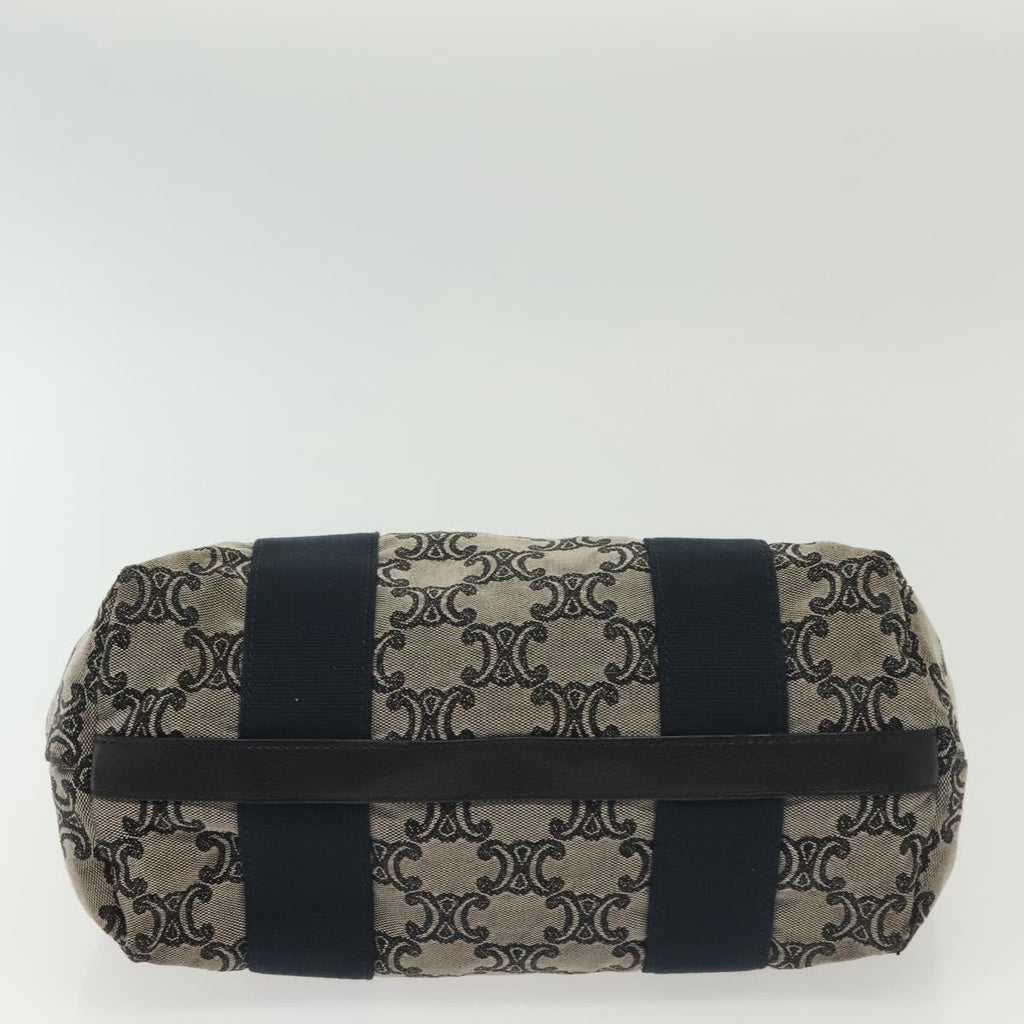 Celine Vintage Macadam Handbag Macadam Navy Canvas Bag