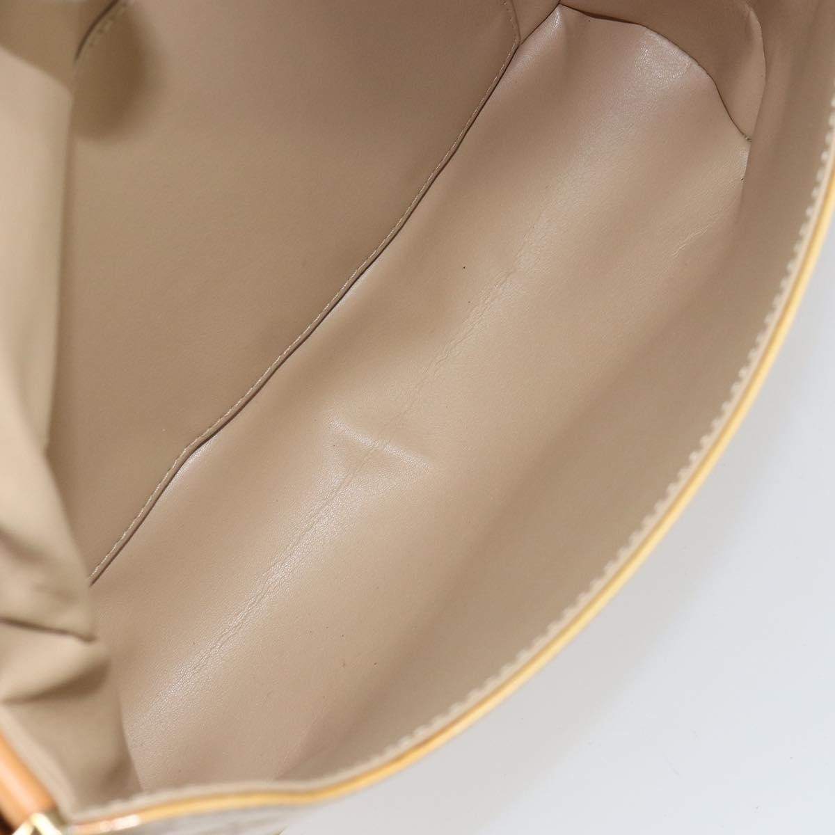 Louis Vuitton Thompson Street Handbag Monogram Vernis Beige Patent_Leather Shoulder Bag