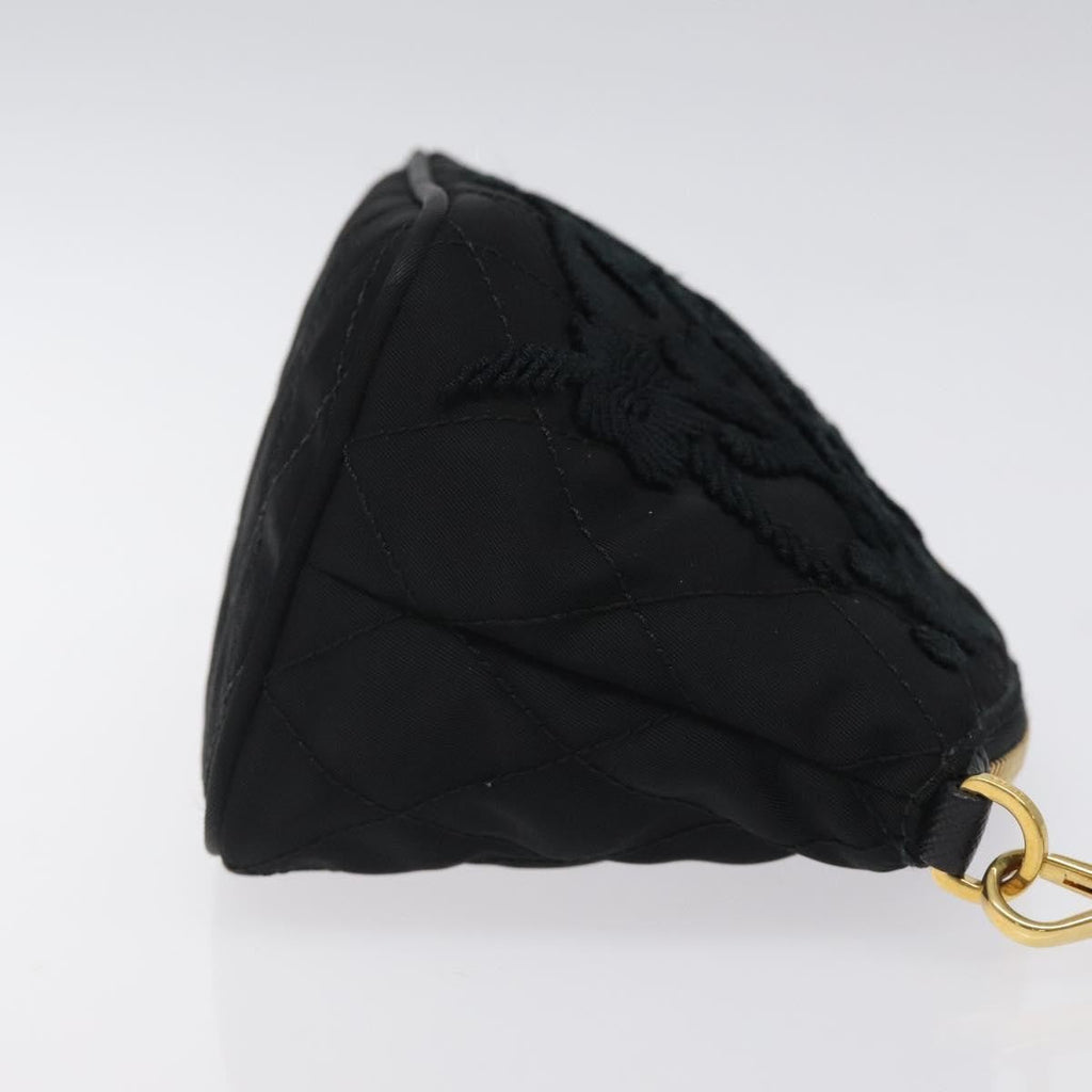 Prada Vintage Pouch Tessuto Gold Nylon Clutche & Pouche Bag