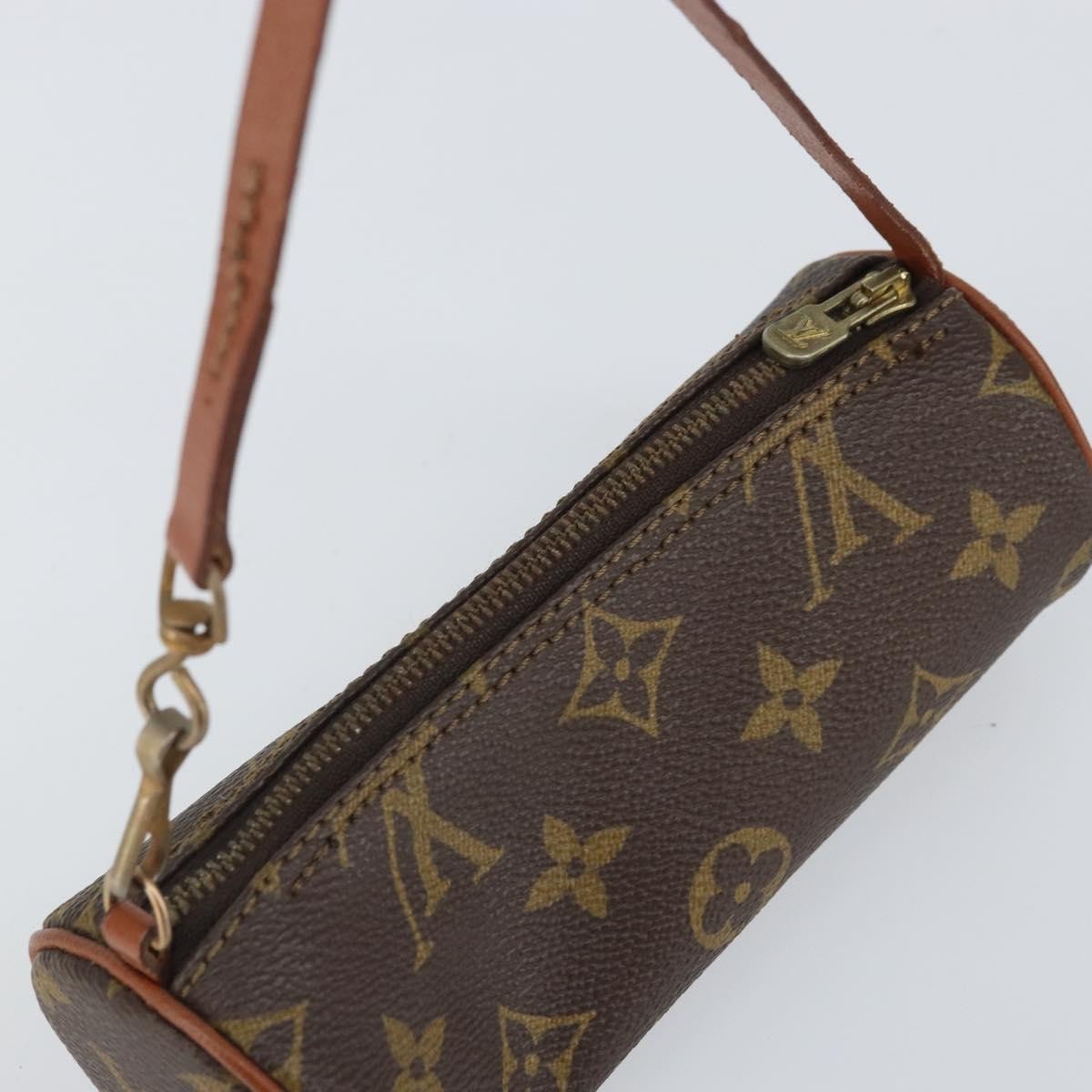 Louis Vuitton Papillon Pochette Monogram Canvas Brown Canvas Clutche & Pouche Bag