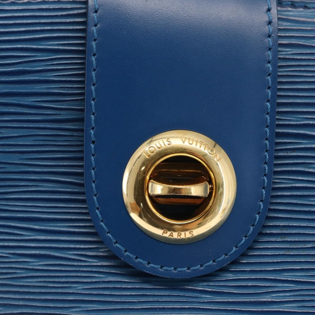 Louis Vuitton Cluny Shoulder Bag Epi Leather Blue Leather Shoulder Bag