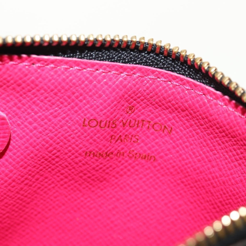 Louis Vuitton Pochette Clés Nm Monogram Multicolor Canvas Black Canvas Wallets Accessory