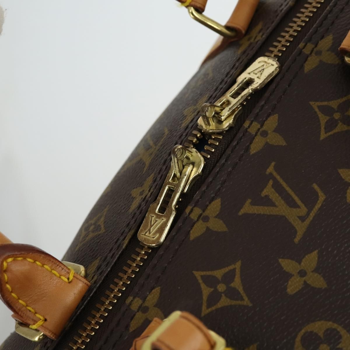 Louis Vuitton Keepall Bag Monogram Canvas Brown Canvas Travel Bag