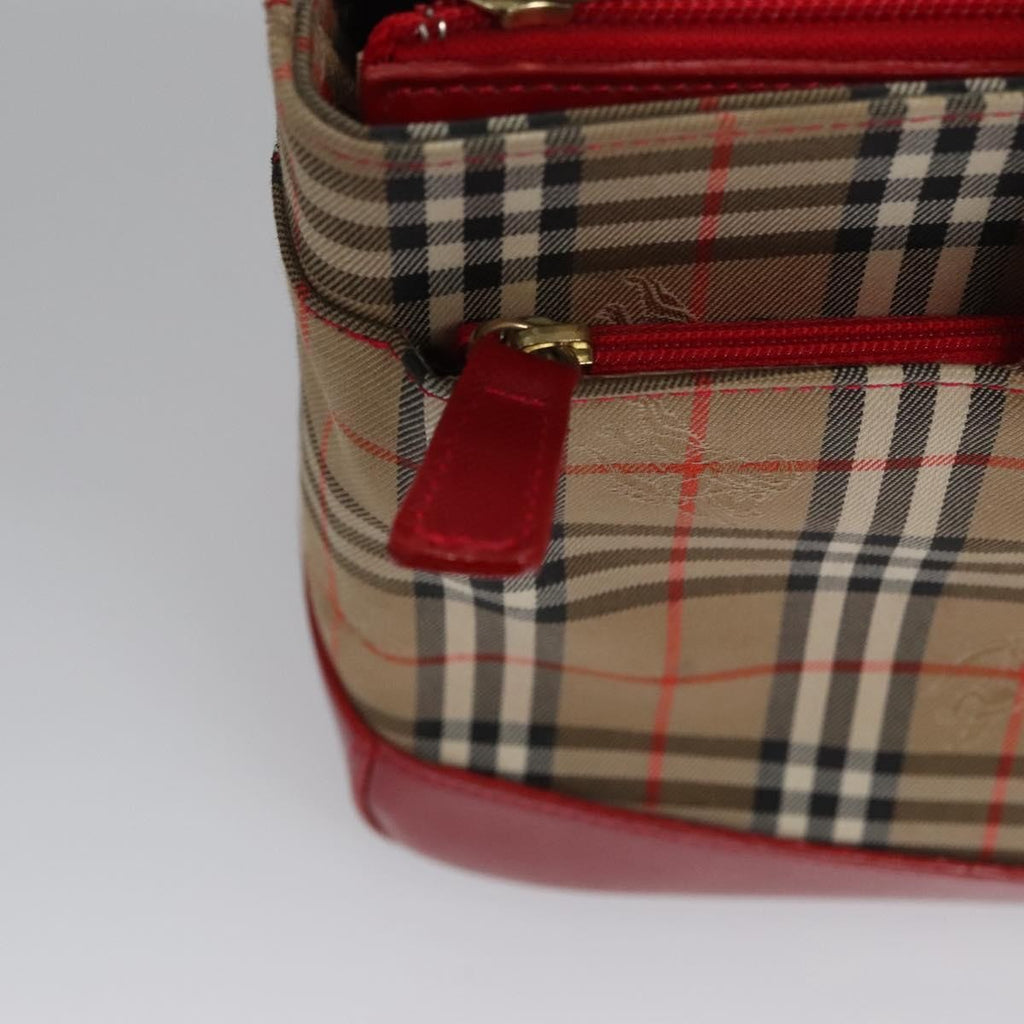 Burberry Nova Check Handbag Nova Check Canvas And Leather Beige Canvas Handbag