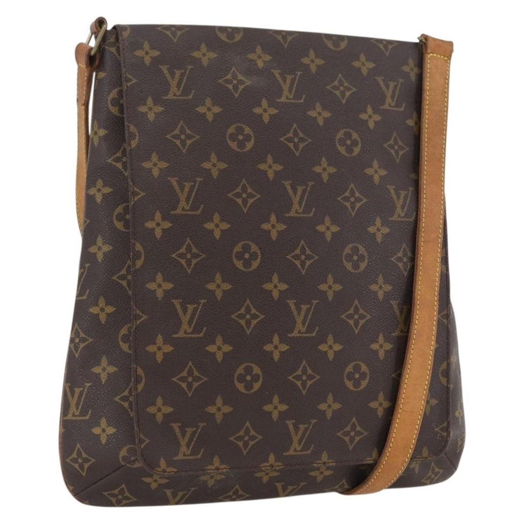 Louis Vuitton Musette Salsa Handbag Monogram Canvas Brown Canvas Shoulder Bag